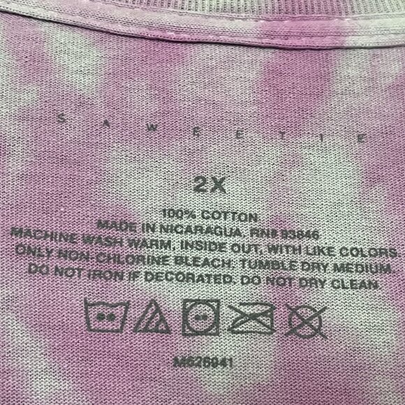 Saweetie Hip-hop, Tie-dye T-shirt, size 2XL - Picture 2 of 4